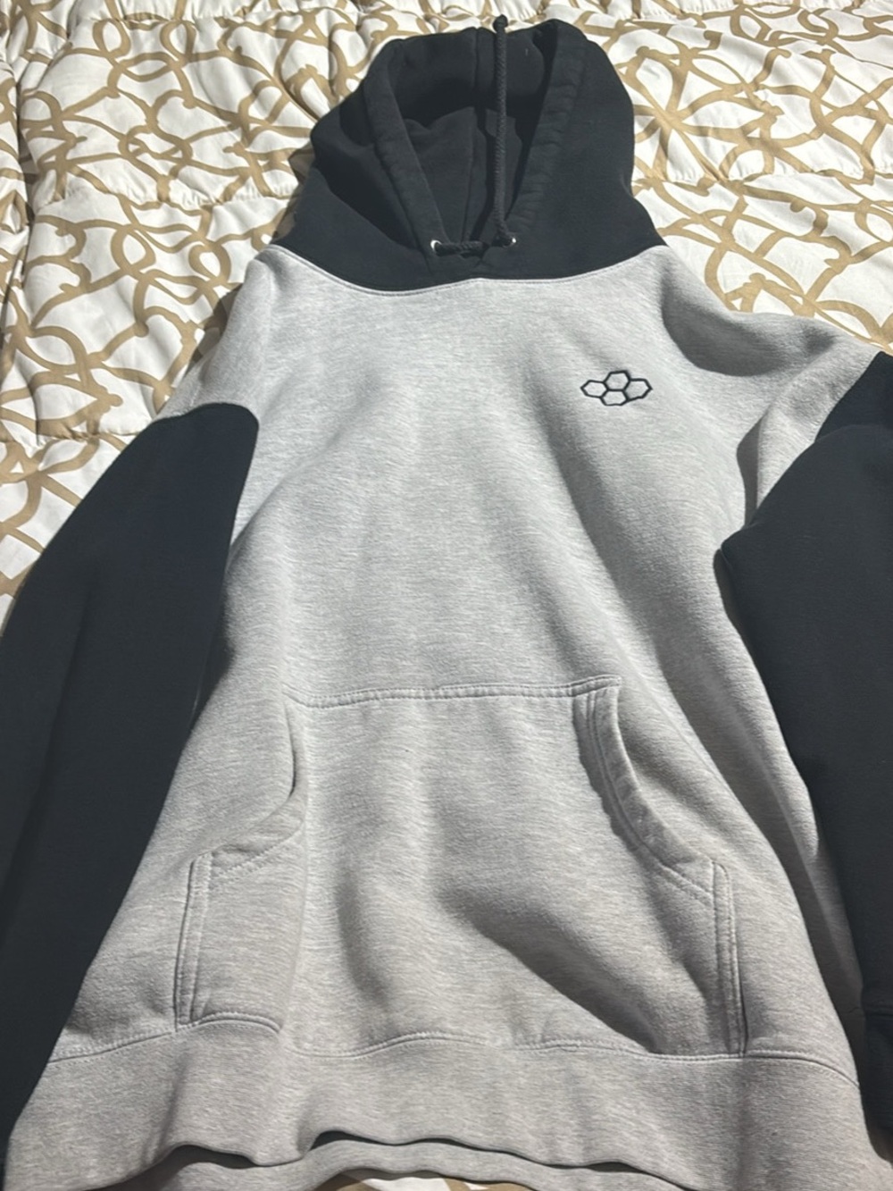 Two-Tone Gray & Black Rudis Hoodie